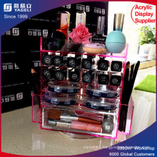Red Color Acrylic Lipstick Rack